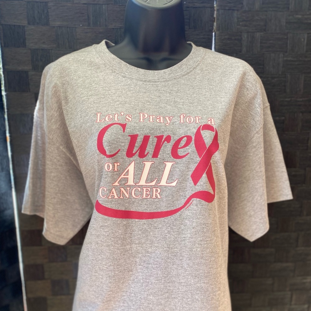 Let’s Pray for a Cure for ALL Cancer Short Sleeve Tee